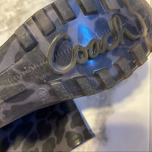 Coach Leopard Rainboots - Picture 2 of 4